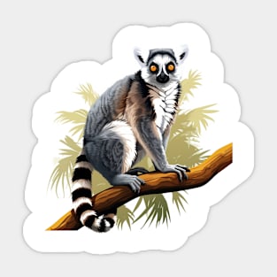 Adorable Lemur Sticker